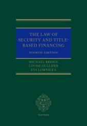 Download The Law of Security and Title-Based Financing - E-Book - PDF