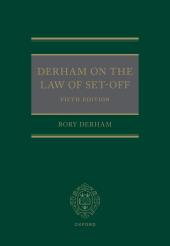Download Derham on the Law of Set Off - E-Book - PDF