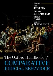 Download The Oxford Handbook of Comparative Judicial Behaviour - E-Book - PDF