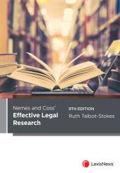 Download Nemes and Coss' : Effective Legal Research - E-Book - PDF