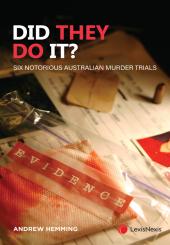 Download Did They Do It? : Six Notorious Australian Murder Trials - E-Book - PDF