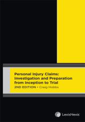 Download Personal Injury Claims : Investigation and Preparation from Inception to Trial - E-Book - PDF