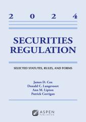 Download Securities Regulation: Selected Statutes, Rules, and Forms 2024 Supplement - E-Book - PDF