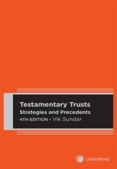 Download Testamentary Trusts : Strategies and Precedents - E-Book - PDF