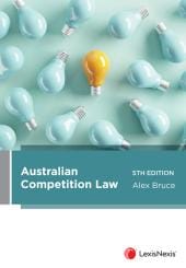Download Australian Competition Law - E-Book - PDF