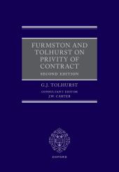 Download Furmston and Tolhurst on Privity of Contract - E-Book - PDF