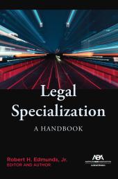 Download Legal Specialization : A Handbook - E-Book - PDF