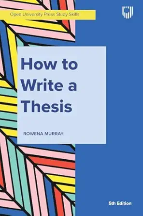 How to Write a Thesis, 5th Edition - E-Book - Original PDF