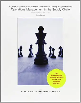 Operations Management in the Supply Chain: Decisions and Cases, 6th Edition - E-Book - Original PDF