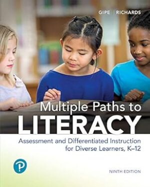 Download eBook/Pdf Multiple Paths to Literacy: Assessment and Differentiated Instruction for Diverse Learners, K-12, 9th Edition - Instructor Resources (Instructor's Manual + Test Bank)