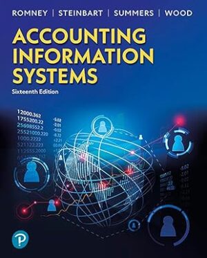 Download eBook/Pdf Accounting Information Systems, 16th Edition - Instructor Resources (Instructor's Solutions Manual + Test Bank + PowerPoint Presentations)