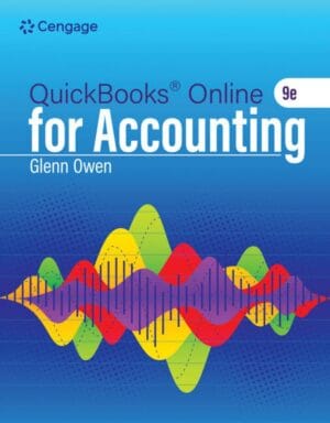 Using QuickBooks Online for Accounting 2026, 9th Edition - E-Book - Original PDF